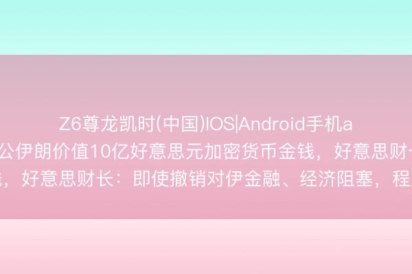 Z6尊龙凯时(中国)IOS|Android手机app下载 突发！好意思国充公伊朗价值10亿好意思元加密货币金钱，好意思财长：即使撤销对伊金融、经济阻塞，程度也会特殊慢慢