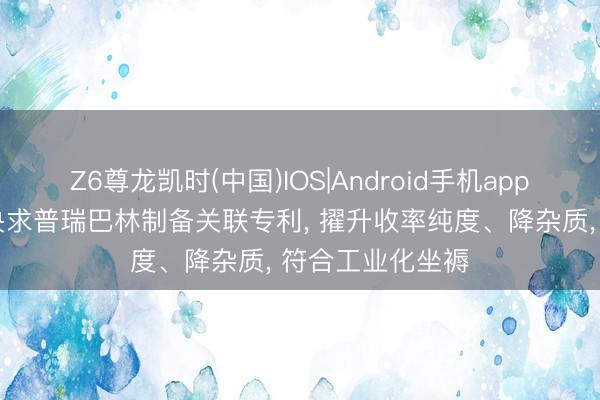 Z6尊龙凯时(中国)IOS|Android手机app下载 华海药业央求普瑞巴林制备关联专利, 擢升收率纯度、降杂质, 符合工业化坐褥